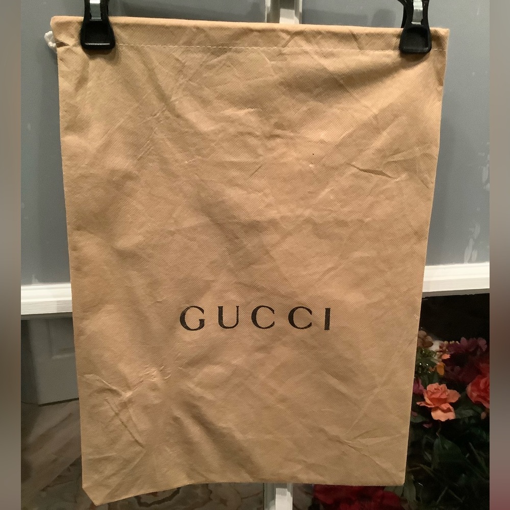 Gucci Dust Bag, Need Ironed, Good Condition, Size 17 3/4 Tall & 13 1/2 Wide